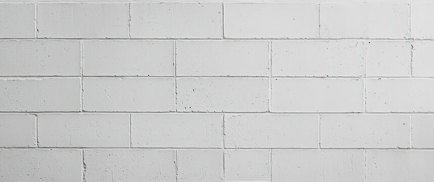 Textured white cement cinder block wall for versatile backgrounds