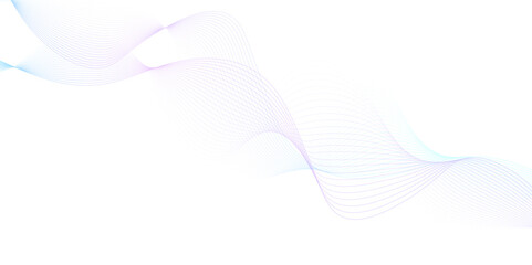 blue purple wave curve lines banner background .Digital frequency track equalizer. Stylized line art background. modern soft luxury texture with smooth and clean vector subtle background illustration