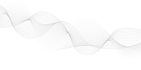 gray wave curve lines banner background design. Digital frequency track equalizer. Stylized line art background. modern soft luxury texture with smooth and clean vector subtle background illustration	