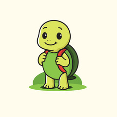 Animals, the turtle character illustration