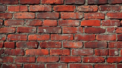 Fototapeta premium Aged Red Brick Wall Texture Background