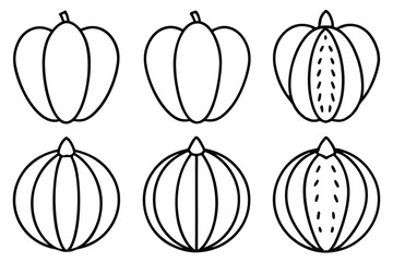 mamoncillo line art artistic depiction tropical fruit essence.