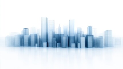 Blueprint Metropolis: A Digital Cityscape Visualization