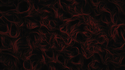 Dark red abstract texture with flowing strands creating sense of depth and movement