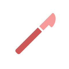 Minimalist Depiction of a Surgical Scalpel Design