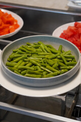 Indonesian salad, captured on April 8, 2025. A fresh mix of vegetables and traditional ingredients, served with rich peanut sauce for a flavorful and healthy dish