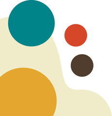 Corner Circle Design Element Set