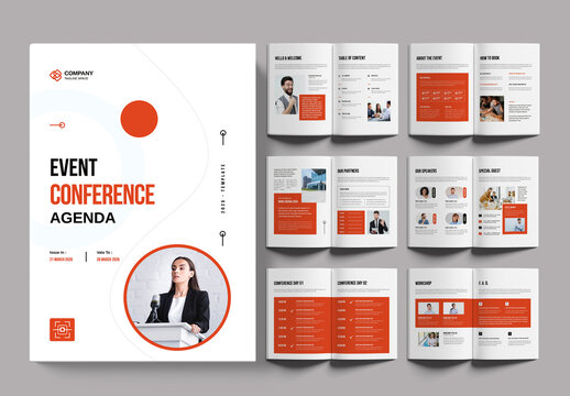 Conference Agenda Schedule Guide Template