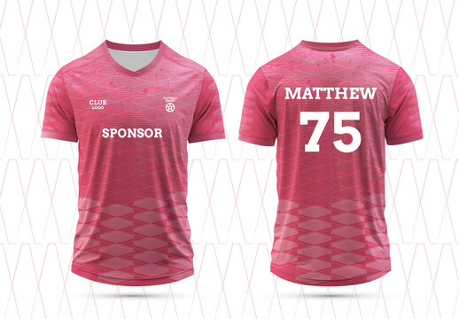 Soccer Sports Jersey Design Template