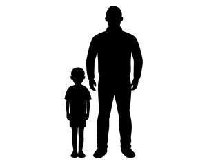 Dad Vector Silhouette & SVG Icon