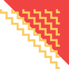 Geometric Corner Design Element Set