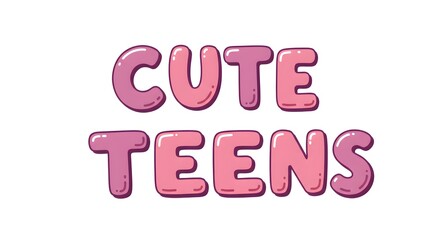 Playful design featuring cartoonish lettering, perfect for youth oriented projects