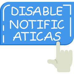 Disable Notifications Icon
