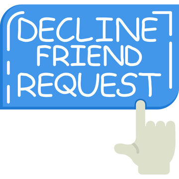 Decline Friend Request Icon