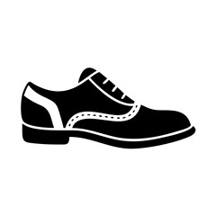 brogues icon, brogues silhouette vector illustration-simple silhouette illustration of brogues, perfect for brogues logos and icons