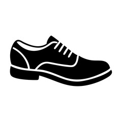 oxfords icon, oxfords silhouette vector illustration-simple silhouette illustration of oxfords, perfect for oxfords logos and icons