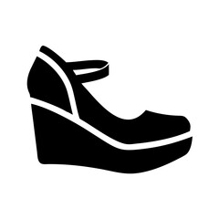 wedges icon, wedges silhouette vector illustration-simple silhouette illustration of wedges, perfect for wedges logos and icons