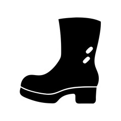 boots icon, boots silhouette vector illustration-simple silhouette illustration of boots, perfect for boots logos and icons