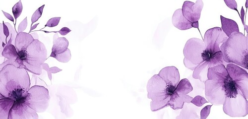 Obraz premium purple flower background