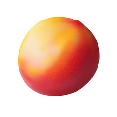 Fototapeta premium Fresh Fruit Mix on White Background with Grapes and Berries. Fruit mix on a white and transparent background, with grapes and blueberries, lemon, strawberry, orange, apple, and banana, PNG cutout. 