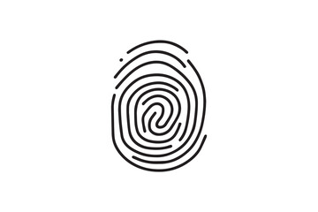 Fingerprint black line ar