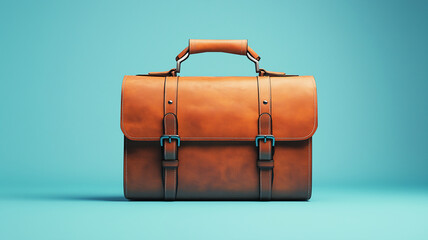 stylish briefcase with leather finish, featuring sleek design and sturdy handles, perfect for professionals seeking elegance and functionality in their daily commute