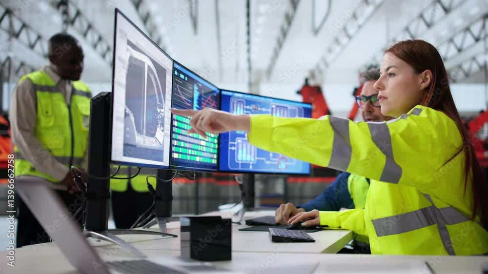 Poster Engineer Operator Using Scada System