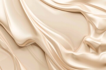 Fototapeta premium Minimal soft beige abstract background 3D rendered blobs and shadows excellent for fashion lookbooks skincare branding or luxury website headers