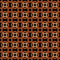 seamless pattern with abstract shapes graphic design print