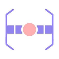 Abstract Geometry Vector Isolated Graphic Element