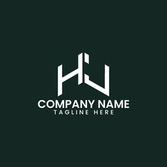 Modern Geometric Letter Logo Design