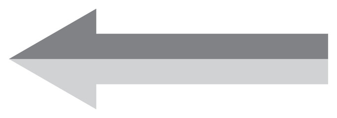 Obraz premium Long left Bold arrow. Colorful variety yellow, black, red, blue and green arrow icon. Long Bold arrow. Vector illustration. 