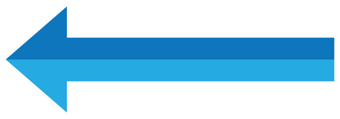 Obraz premium Long left Bold arrow. Colorful variety yellow, black, red, blue and green arrow icon. Long Bold arrow. Vector illustration. 