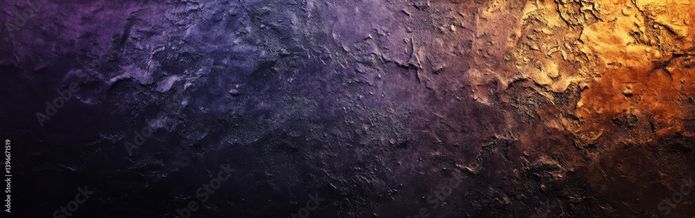 Poster dramatic metallic texture gradient: a deep dive into rough, abstract surface art with a dual tone tr