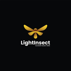 Light Insect Gradient Colorful Logo