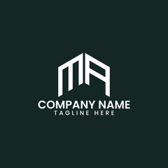 Modern Geometric Letter Logo Design