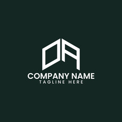 Modern Geometric Letter Logo Design