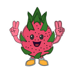 ood, fruit, illustration, vector, cartoon, set, icon, isolated, strawberry, fresh, pear, healthy, funny, orange, banana, character, background, apple, cute, design, face, cherry, flat, organic, lemon,