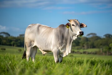 Qurbani Brahman Cow, Beautiful White Brahman Cow for Qurbani, Healthy Brahman Cattle Ready for Eid al-Adha, Premium Brahman Cow Selection for Sacrifice, Buy Quality Brahman Cow.