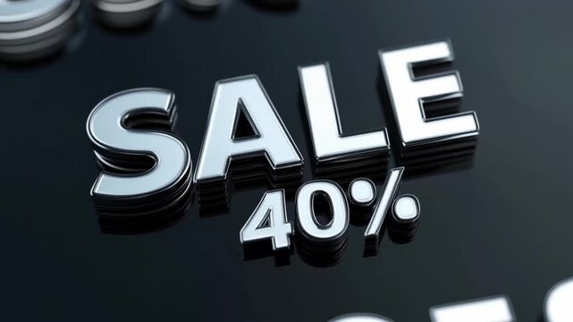 Customers enjoy shopping during a seasonal sale with a 40 percent discount on various items. Enthusiastic shoppers explore the store for great deals and savings