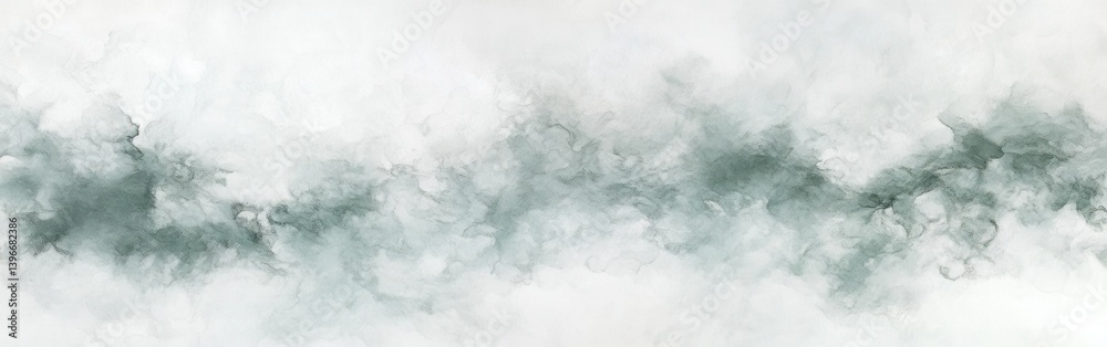 Aufkleber elegant white canvas featuring barely visible patterns in light green and gray for a modern and arti