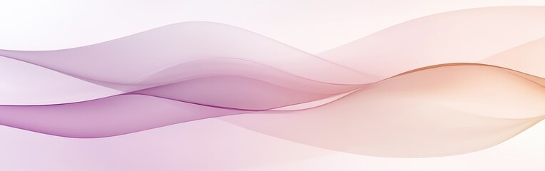 Flowing Waves of Light: A Subtle Abstract Design with Gradient Color Transitions