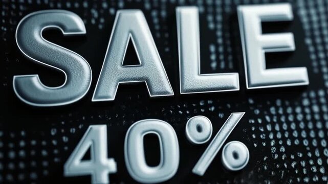 Exciting discounts available as a 40 percent sale starts, attracting shoppers to take advantage of lower prices on various items in the store. Hurry before the offer ends soon!