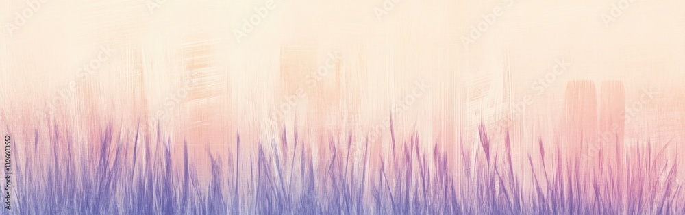 Poster Minimalist pencil strokes with gradient transition. Abstract background with light colors and textured pattern
