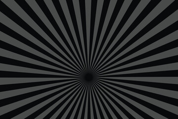 Obraz premium Black and white sunburst sun rays abstract background, Retro vintage spiral starburst radial pattern, stripes comic beam lines circus carnival, sunrise design transparent element