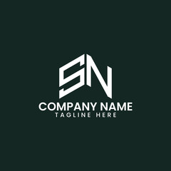 Modern Geometric Letter Logo Design