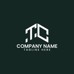 Naklejka premium Modern Geometric Letter Logo Design