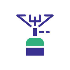 Stylized Transmitter Icon Graphic Representation
