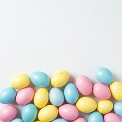 Easter eggs background, Happy Easter