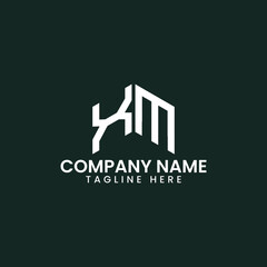 Fototapeta premium Modern Geometric Letter Logo Design
